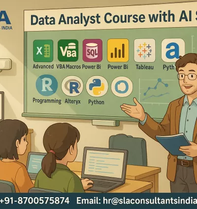 Top Data Analytics Course in East Delhi, Microsoft 365 Copilot Certification," SLA Consultants India" Update Job with AI Skills for 2026.