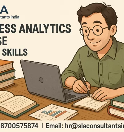 Business Analytics Course in Delhi (6 Months), Update with AI Skills for 2026, by SLA Consultants Delhi, India,